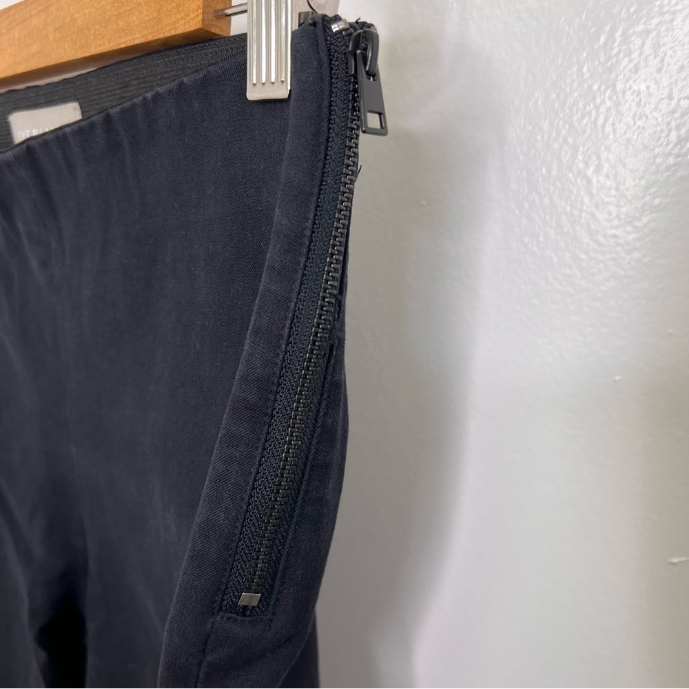 EVERLANE The Side Zip Cotton Stretch Black Pants - Picture 5 of 6